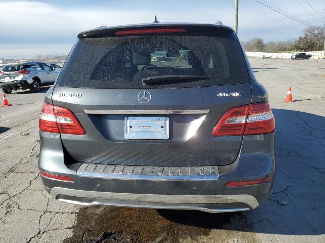 4JGDA5HBXCA032658 - 2012 MERCEDES-BENZ ML 350 4MATIC GRAY photo 6
