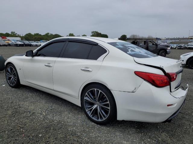 JN1BV7AP2FM350460 - 2015 INFINITI Q50 BASE WHITE photo 2