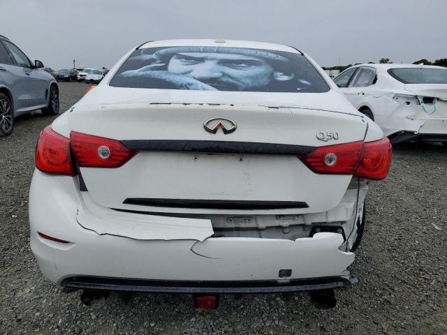 JN1BV7AP2FM350460 - 2015 INFINITI Q50 BASE WHITE photo 6