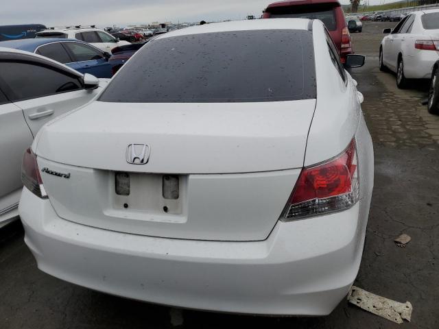 1HGCP26738A072150 - 2008 HONDA ACCORD EX WHITE photo 6