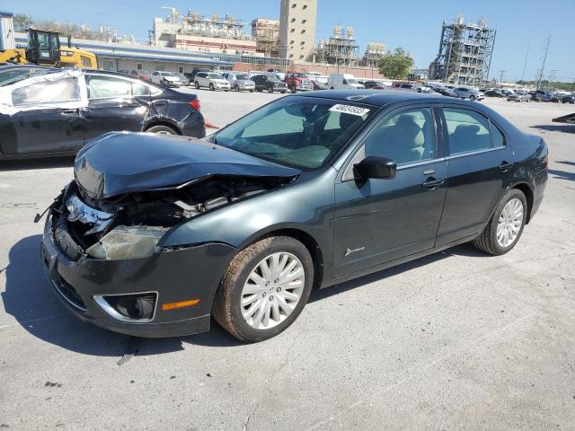 3FADP0L33AR171349 - 2010 FORD FUSION HYBRID TEAL photo 1