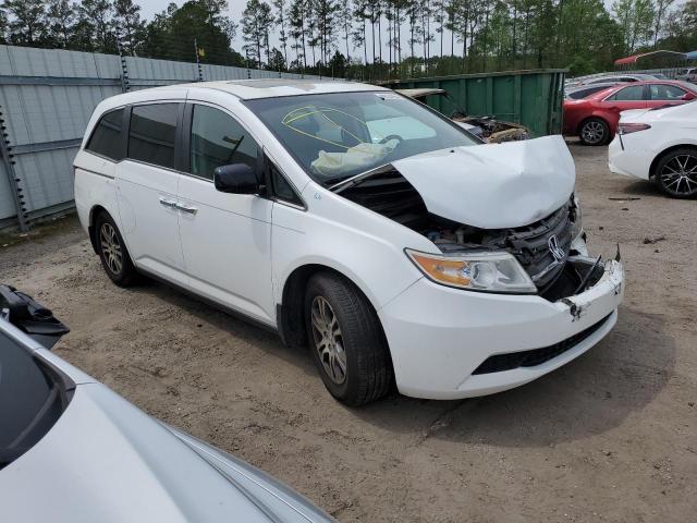 5FNRL5H67BB018715 - 2011 HONDA ODYSSEY EXL WHITE photo 4