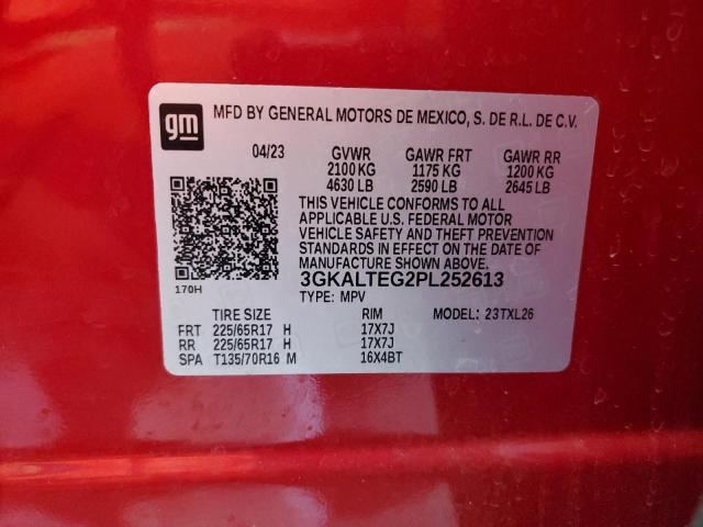 3GKALTEG2PL252613 - 2023 GMC TERRAIN SLE RED photo 12