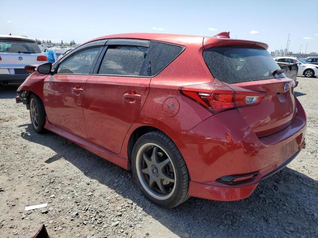 JTNKARJE5GJ512566 - 2016 TOYOTA SCION IM RED photo 2