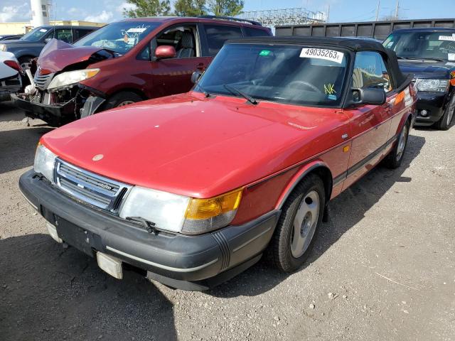 YS3AL75L4M7010589 - 1991 SAAB 900 BASE RED photo 1