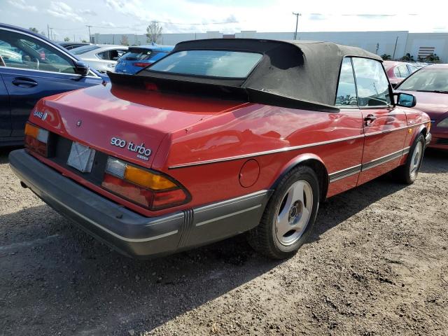 YS3AL75L4M7010589 - 1991 SAAB 900 BASE RED photo 3