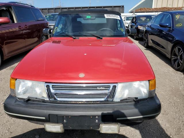 YS3AL75L4M7010589 - 1991 SAAB 900 BASE RED photo 5