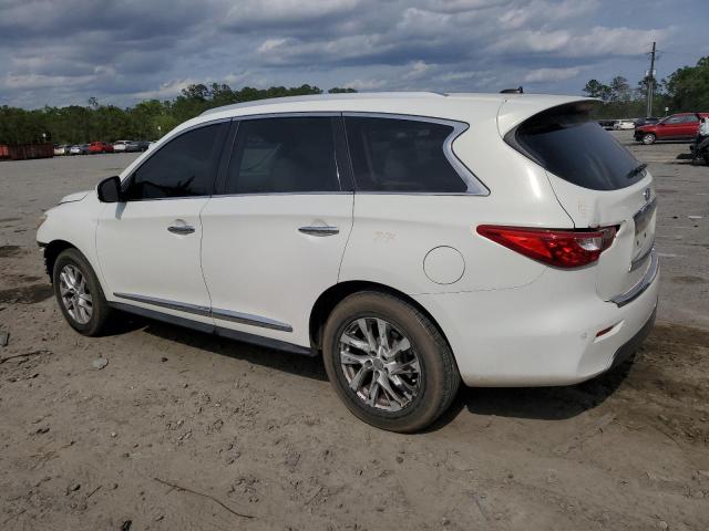 5N1AL0MNXDC318631 - 2013 INFINITI JX35 WHITE photo 2