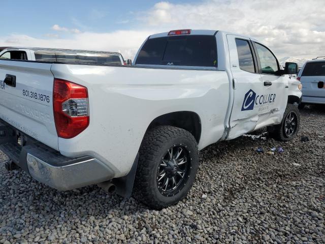 5TFUW5F12FX427936 - 2015 TOYOTA TUNDRA DOUBLE CAB SR/SR5 WHITE photo 3