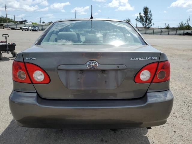 1NXBR32E25Z481289 - 2005 TOYOTA COROLLA CE GRAY photo 6