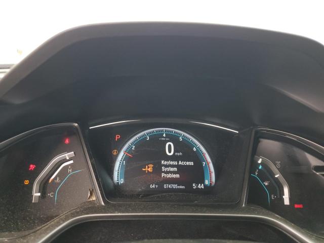 SHHFK7H56JU424295 - 2018 HONDA CIVIC EX შავი ფოტო 9