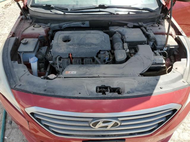 5NPE24AF5HH464863 - 2017 HYUNDAI SONATA SE RED photo 11