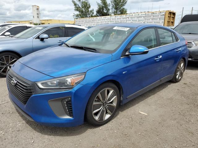 KMHC85LC6HU043699 - 2017 HYUNDAI IONIQ LIMITED BLUE photo 1