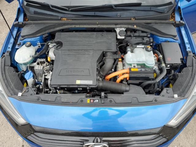 KMHC85LC6HU043699 - 2017 HYUNDAI IONIQ LIMITED BLUE photo 11