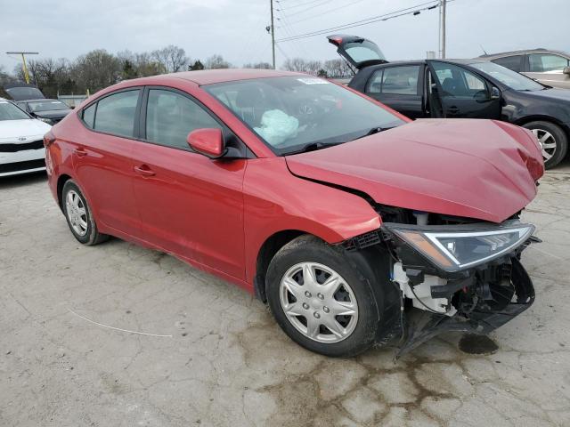 5NPD74LF0LH552349 - 2020 HYUNDAI ELANTRA SE RED photo 4