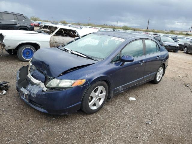 1HGFA16898L116772 - 2008 HONDA CIVIC EX BLUE photo 1