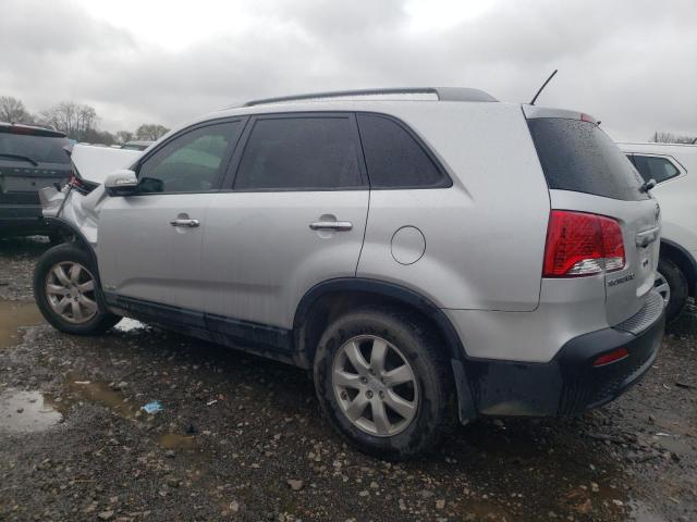 5XYKTDA11BG169102 - 2011 KIA SORENTO BASE SILVER photo 2