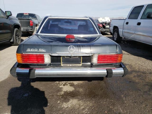 WDBBA48D6GA035245 - 1986 MERCEDES-BENZ 560 SL BLACK photo 6