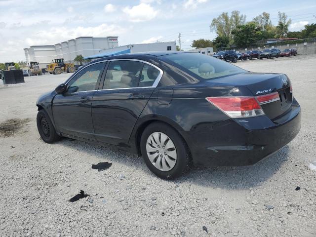 1HGCP2F37BA155097 - 2011 HONDA ACCORD LX BLACK photo 2