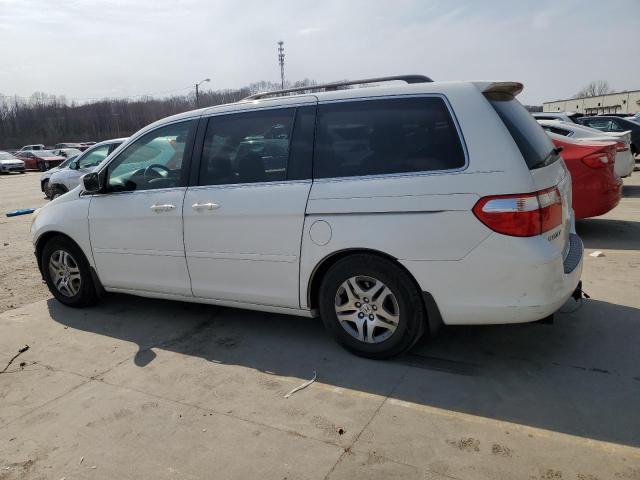 5FNRL38777B420352 - 2007 HONDA ODYSSEY EXL WHITE photo 2