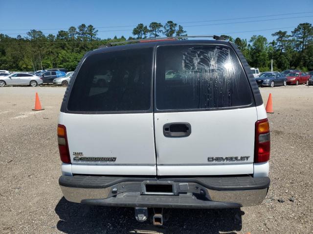 3GNEC16T9YG160235 - 2000 CHEVROLET SUBURBAN C1500 WHITE photo 6