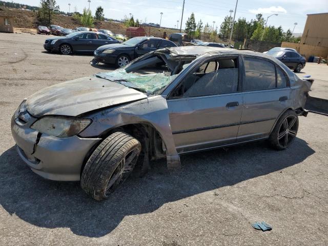 2HGES16305H631472 - 2005 HONDA CIVIC DX VP GRAY photo 1