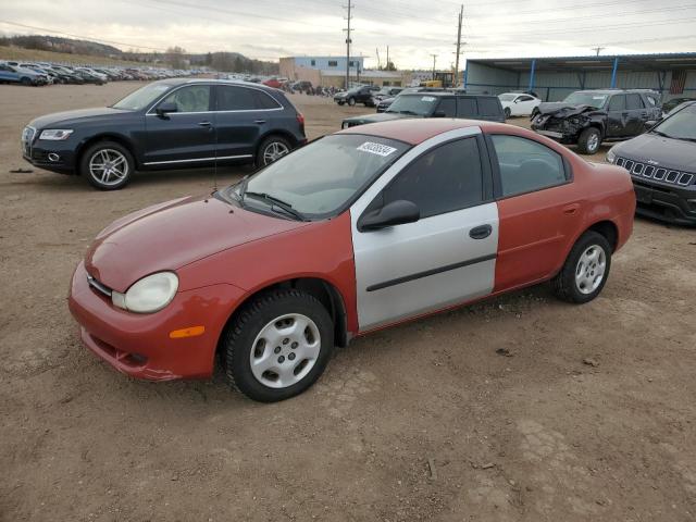 1B3ES46C7YD860900 - 2000 DODGE NEON BASE RED photo 1