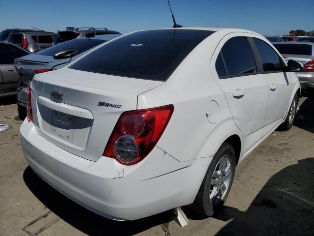 1G1JB5SH5C4167233 - 2012 CHEVROLET SONIC LS WHITE photo 3