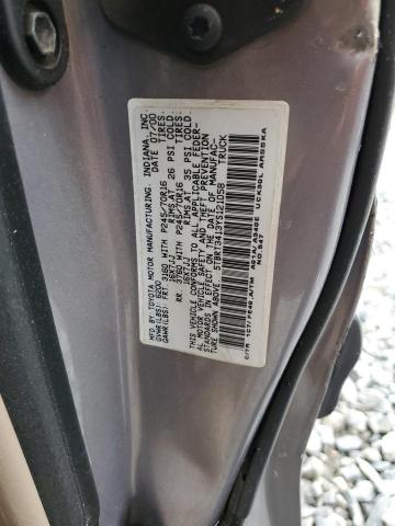 5TBRT3413YS121058 - 2000 TOYOTA TUNDRA ACCESS CAB ნაცრისფერი ფოტო 12