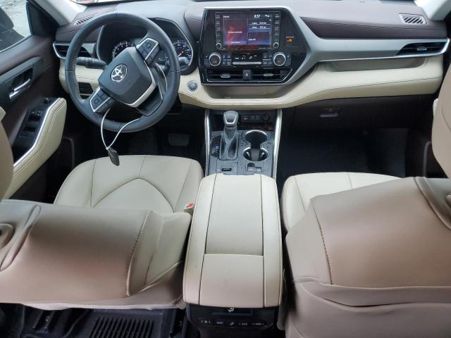 5TDGZRAH1NS540443 - 2022 TOYOTA HIGHLANDER XLE RED photo 8