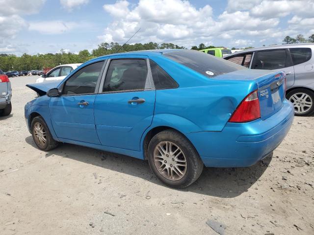 1FAFP34N37W255106 - 2007 FORD FOCUS ZX4 BLUE photo 2