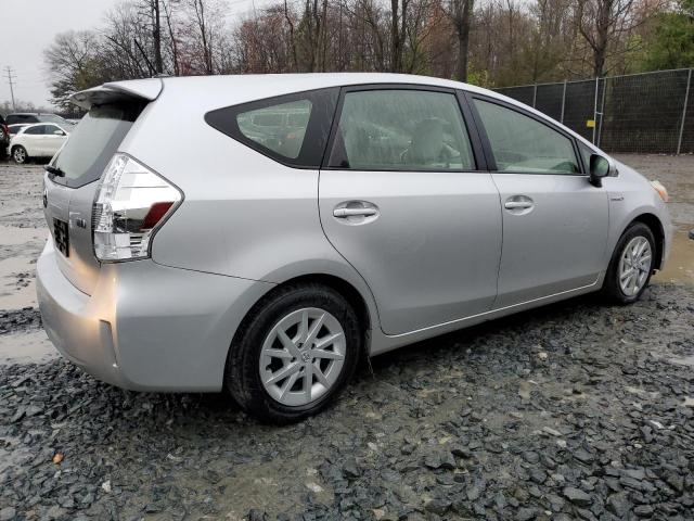 JTDZN3EU7D3256842 - 2013 TOYOTA PRIUS V SILVER photo 3