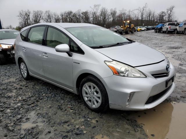 JTDZN3EU7D3256842 - 2013 TOYOTA PRIUS V SILVER photo 4