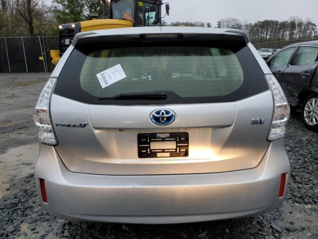 JTDZN3EU7D3256842 - 2013 TOYOTA PRIUS V SILVER photo 6