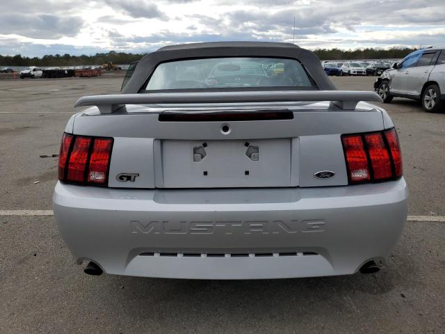 1FAFP45X62F172722 - 2002 FORD MUSTANG GT SILVER photo 6