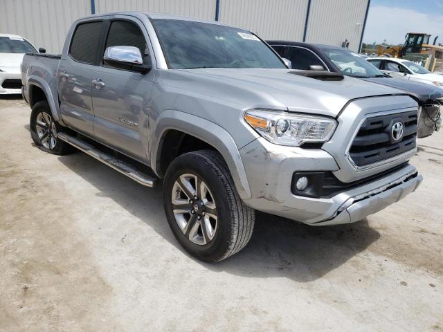 5TFEZ5CN2GX018923 - 2016 TOYOTA TACOMA DOUBLE CAB GRAY photo 4