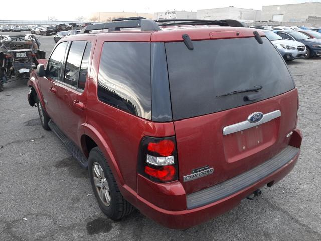 1FMEU73E58UA11747 - 2008 FORD EXPLORER XLT BURGUNDY photo 2