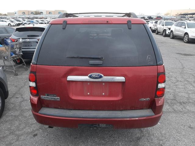 1FMEU73E58UA11747 - 2008 FORD EXPLORER XLT BURGUNDY photo 6