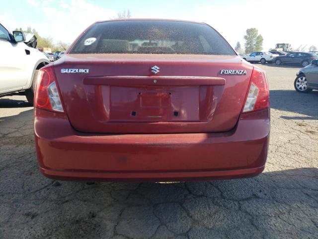 KL5JD56Z76K383112 - 2006 SUZUKI FORENZA MAROON photo 6