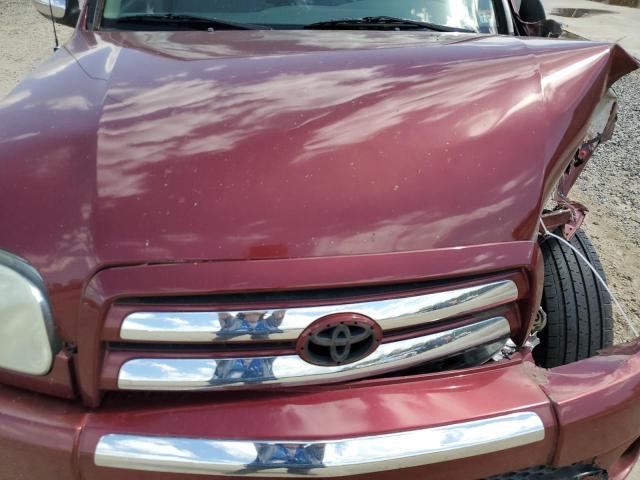 5TBET34125S489998 - 2005 TOYOTA TUNDRA DOUBLE CAB SR5 BURGUNDY photo 11