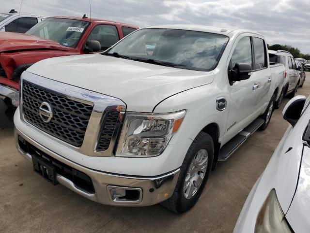 1N6AA1E60HN565316 - 2017 NISSAN TITAN SV WHITE photo 1