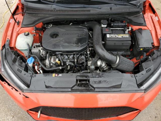 KMHTH6AB0KU008499 - 2019 HYUNDAI VELOSTER TURBO ORANGE photo 11