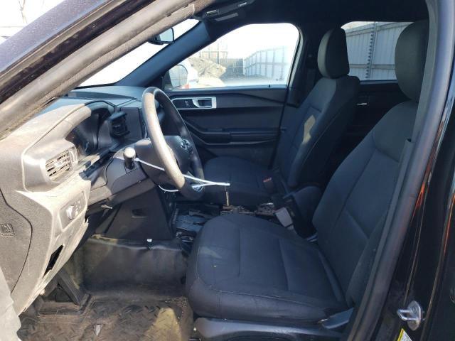 1FM5K8AB2LGA64305 - 2020 FORD EXPLORER POLICE INTERCEPTOR BLACK photo 7