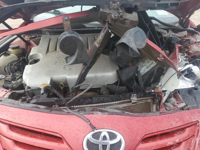 4T1BK46K69U090405 - 2009 TOYOTA CAMRY SE RED photo 11