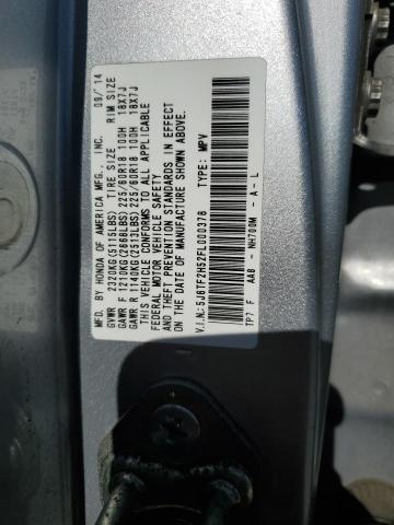 5J6TF2H52FL000378 - 2015 HONDA CROSSTOUR EXL ვერცხლისფერი ფოტო 13