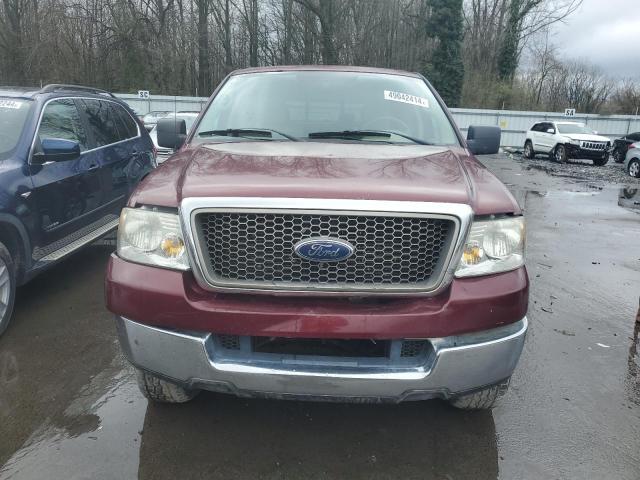 1FTPW14565FB31933 - 2005 FORD F150 SUPERCREW BURGUNDY photo 5