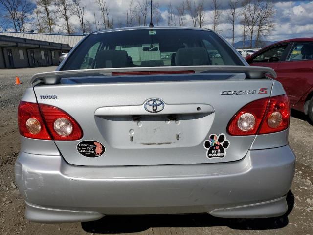 1NXBR32EX6Z735610 - 2006 TOYOTA COROLLA CE SILVER photo 6