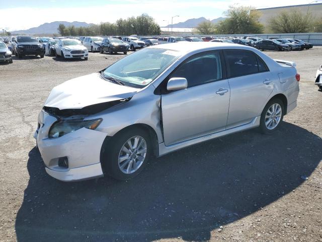 2T1BU4EE5AC447763 - 2010 TOYOTA COROLLA BASE SILVER photo 1