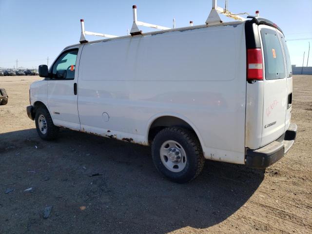 1GCGG25V051243853 - 2005 CHEVROLET EXPRESS G2 WHITE photo 2