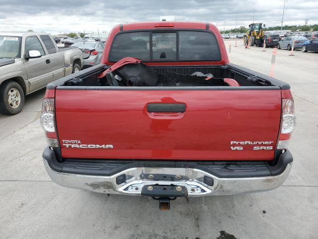 5TFJU4GN8BX008567 - 2011 TOYOTA TACOMA DOUBLE CAB PRERUNNER RED photo 6